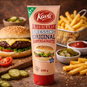 Amerikansk 230 gr. <br />Original Dressing