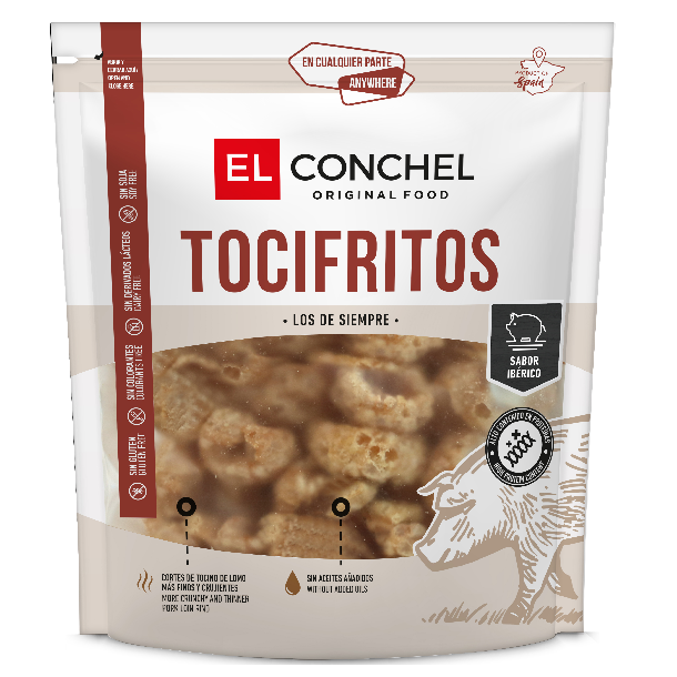 Flskesvr m/ skinkesmag <br />El Conchel