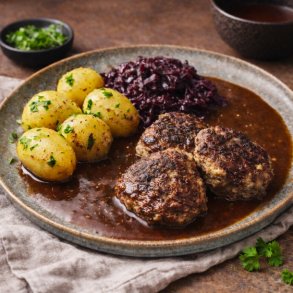 Frikadeller m/sauce <br />L&eacute; Chef by MrBeef