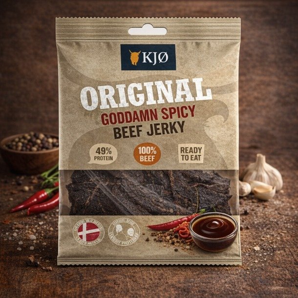 Goddamn Spicy Beef Jerky