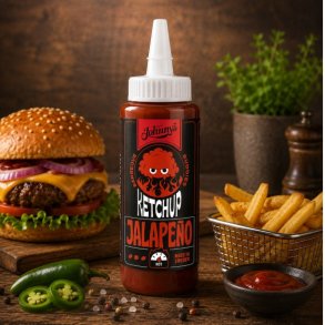 Johnny's Buddies 295 gr. <br />Jalape�o Ketchup