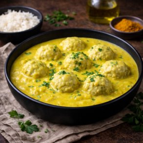 Boller i karry <br />L� Chef by MrBeef