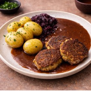 Frikadeller m/sauce <br />L� Chef by MrBeef