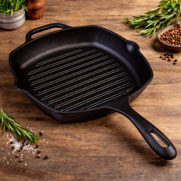 Grill pande 25 x 25 cm