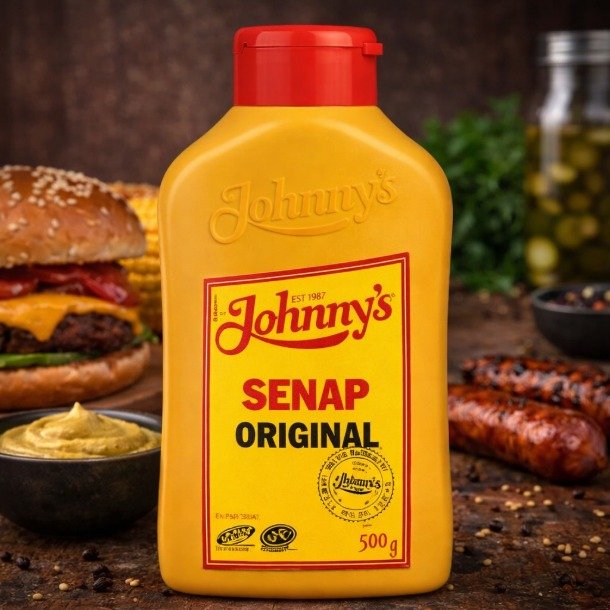 Johnny's Sennep 480 gr. 