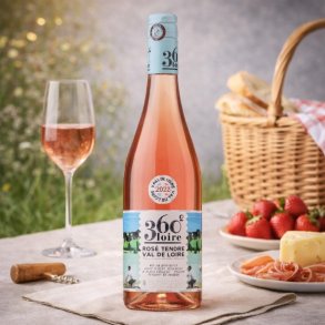  2023 Ros&eacute; tendre val de Loire<br /> 360&deg; Loire