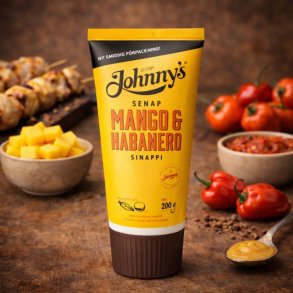 Johnny�s Sennep 200 gr. <br />Mango & Habanero 