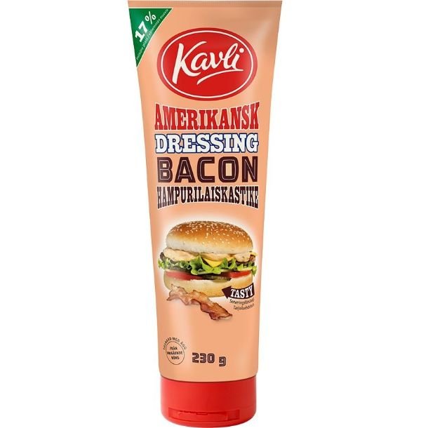 Amerikansk 230 gr. <br />Bacon Dressing