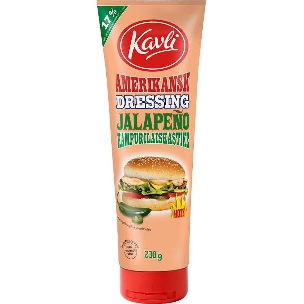 Amerikansk 230 gr. <br />Jalapeños Dressing