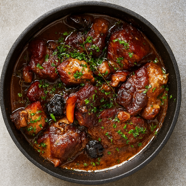 Braiseret Svinekæber 