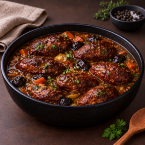 Braiseret Svinek�ber - L&eacute; Chef