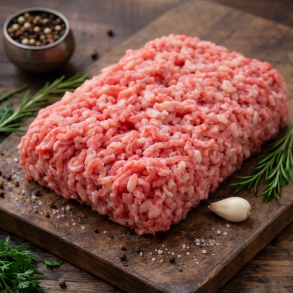 Hakket Duroc 500 gr. <br />Volsgaard Duroc 10-12%