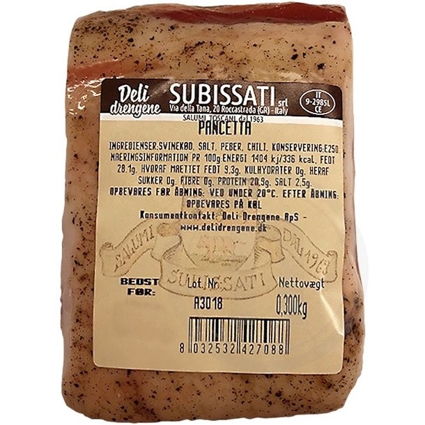 Italiensk Panacetta <br />Deli Drengene