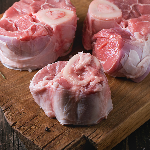 Kalve Osso Buco <br />Dansk Kalvekd
