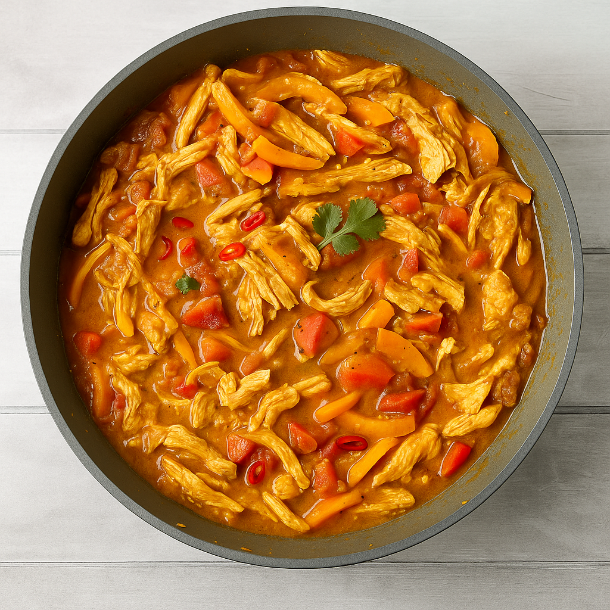 Kylling i rød karry 