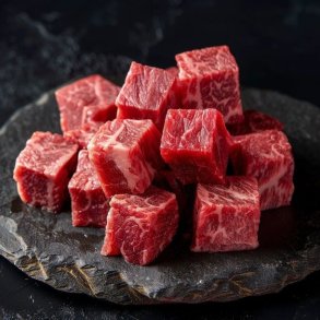 Saikoro Cubes <br />F4 Wagyu MBS 4-5