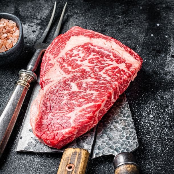 Ribeye Steak <br />F1 Wagyu MBS 6-7