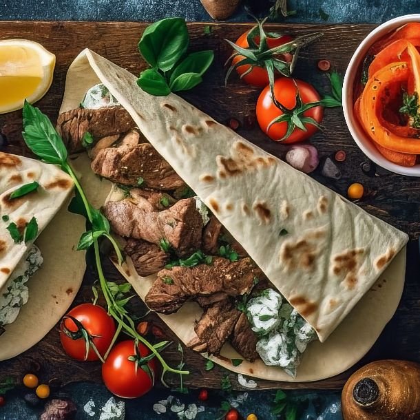 Kebab Strimler 500 gr. <br />MasterCut by MrBeef